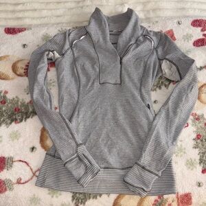 Lululemon Gray Quarter-Zip Pullover